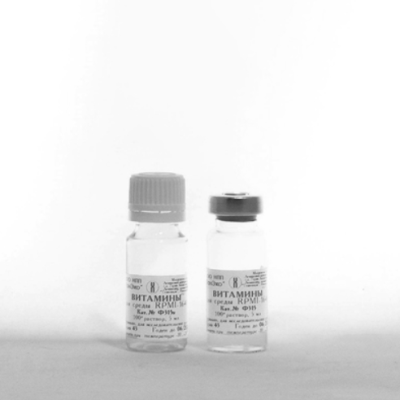 Раствор витаминов для RPMI-1640 в стеклянной упаковке 5 мл «ПанЭко»
