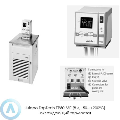 Julabo TopTech FP50-ME (8 л, −50...+200°C) охлаждающий термостат