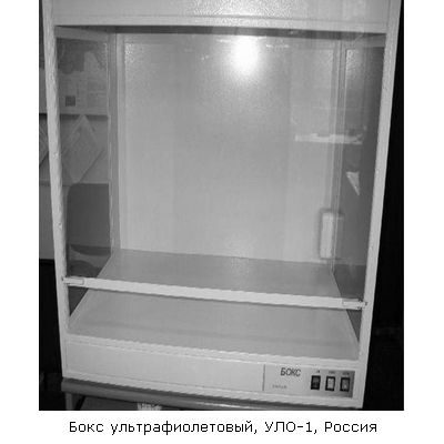 Бокс ультрафиолетовый, УЛО-1, Россия