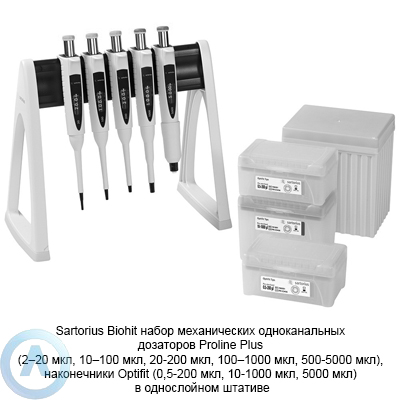 Sartorius Biohit Proline Plus LH-728675 набор механических дозаторов