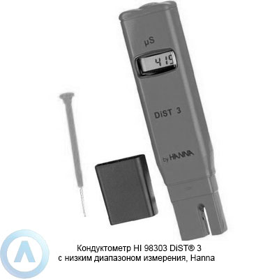 Hanna Instruments HI98303 DiST 3 карманный кондуктометр