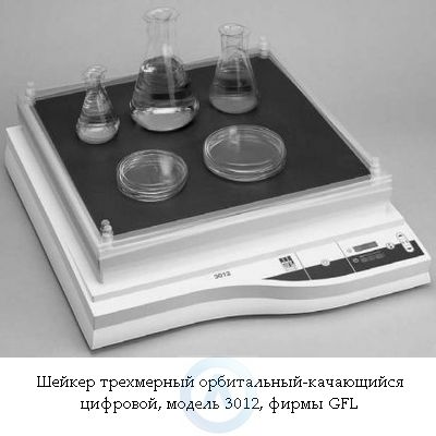 GFL 3012 — шейкер трехмерный орбитальный-качающийся цифровой
