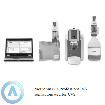 Metrohm 884 Professional VA semiautomated for CVS