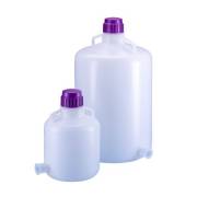 Пластиковые бутыли с узким горлом и крышкой с санитарным фланцем VWR Collection