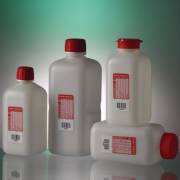 Стерильные пластиковые бутылки для отбора проб воды с красной крышкой VWR Collection