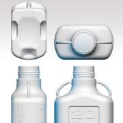 Пластиковые бутыли с широким горлом из белого ПНД VWR Collection