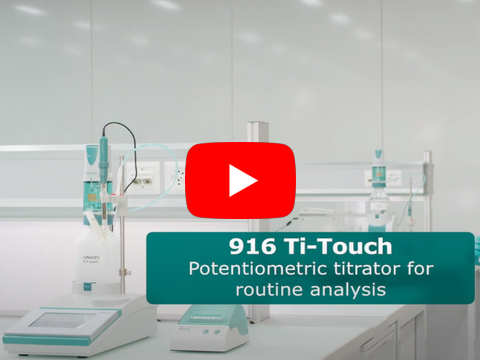Metrohm 916 Ti-Touch автоматический потенциометрический титратор